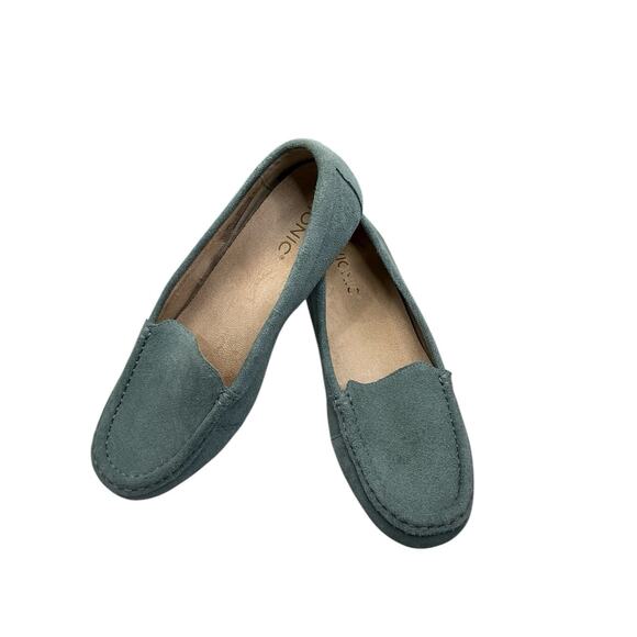 Vionic Women Size 8.5 Debbie Gray Suede Slip On Driving Moccasins Shoes Loafer - Picture 1 of 11